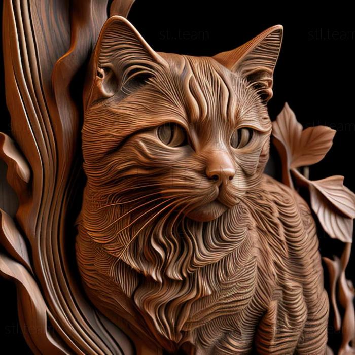 3D model California Spangled cat (STL)